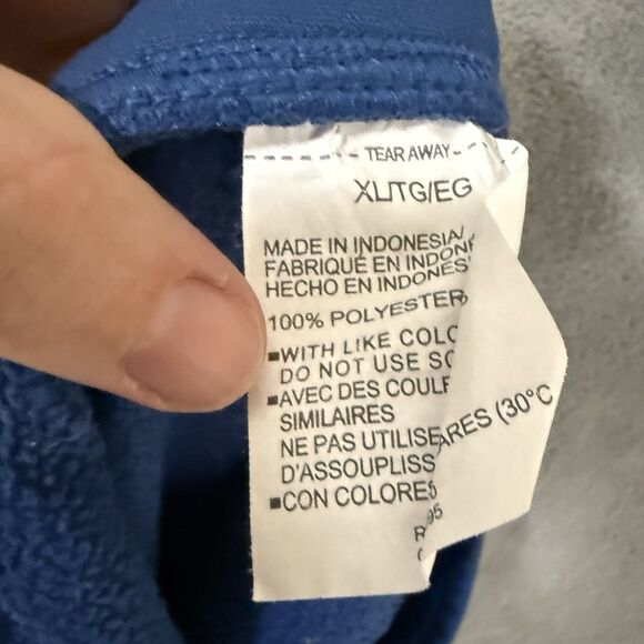 Under Armour ColdGear Joggers XL Blue Loose Fleece Lined Sweatpants Tapered - Picture 9 of 10